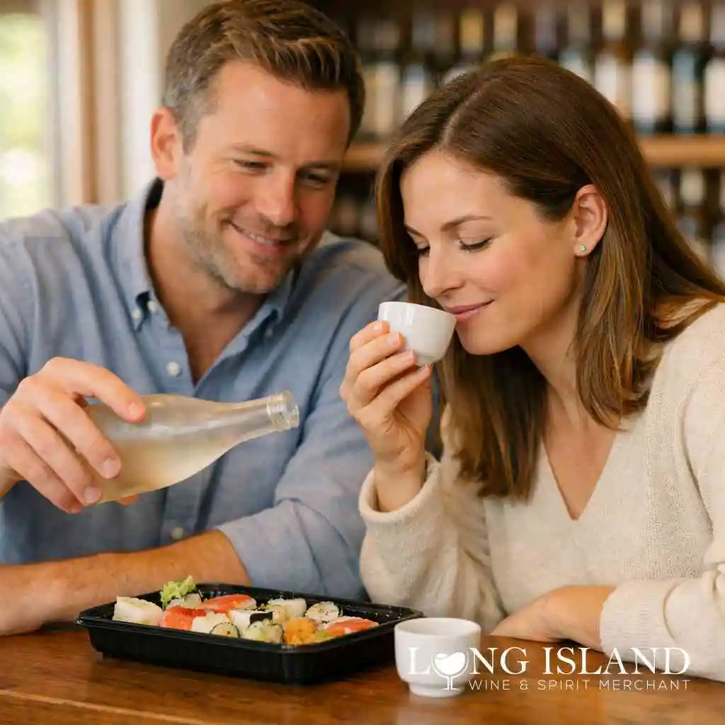 Which sushi rolls and slices call for which bottle on Long Island — Liquor Store Open